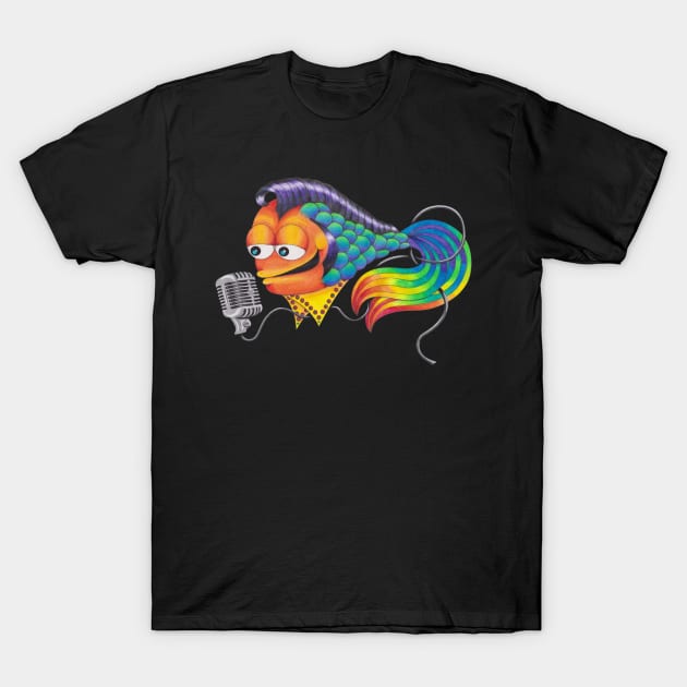 ElFISH Presley! T-Shirt by TJWArtisticCreations